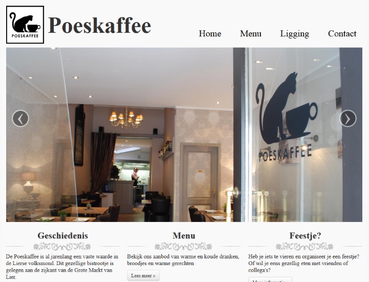 Poeskaffee homepage